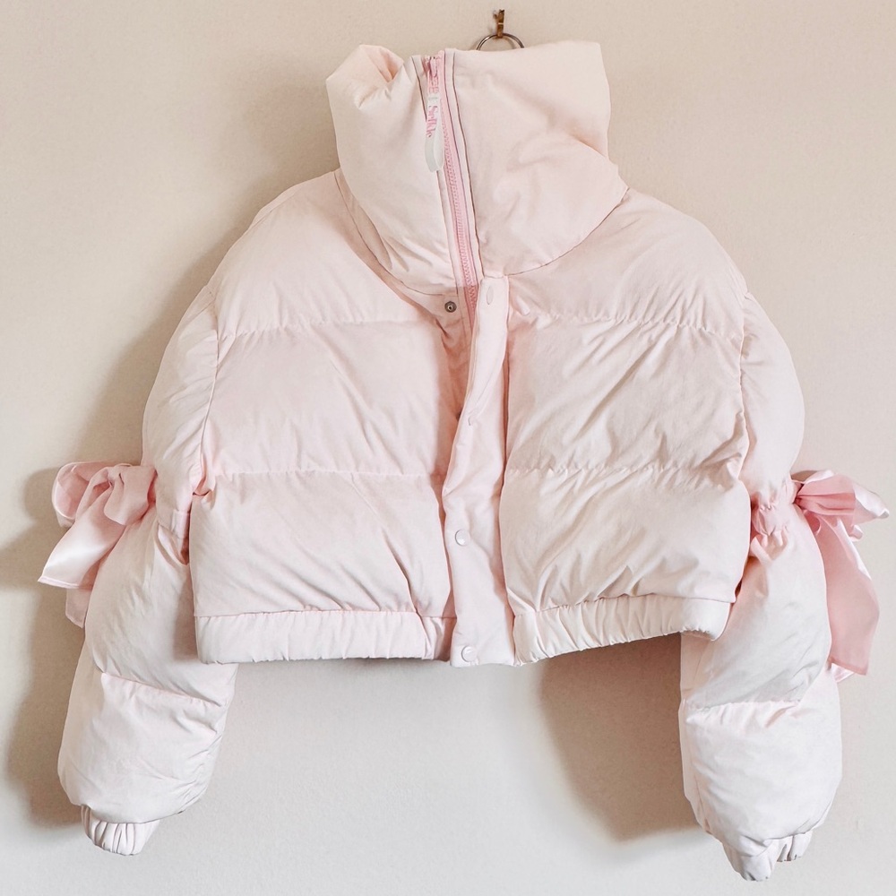 NWT Selkie Castle pink marshmallow puffer coat - Picture 11 of 16